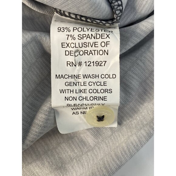 Johnnie O Millard Golf Polo Men’s Medium Heather Black Stretch Performance - Picture 10 of 16